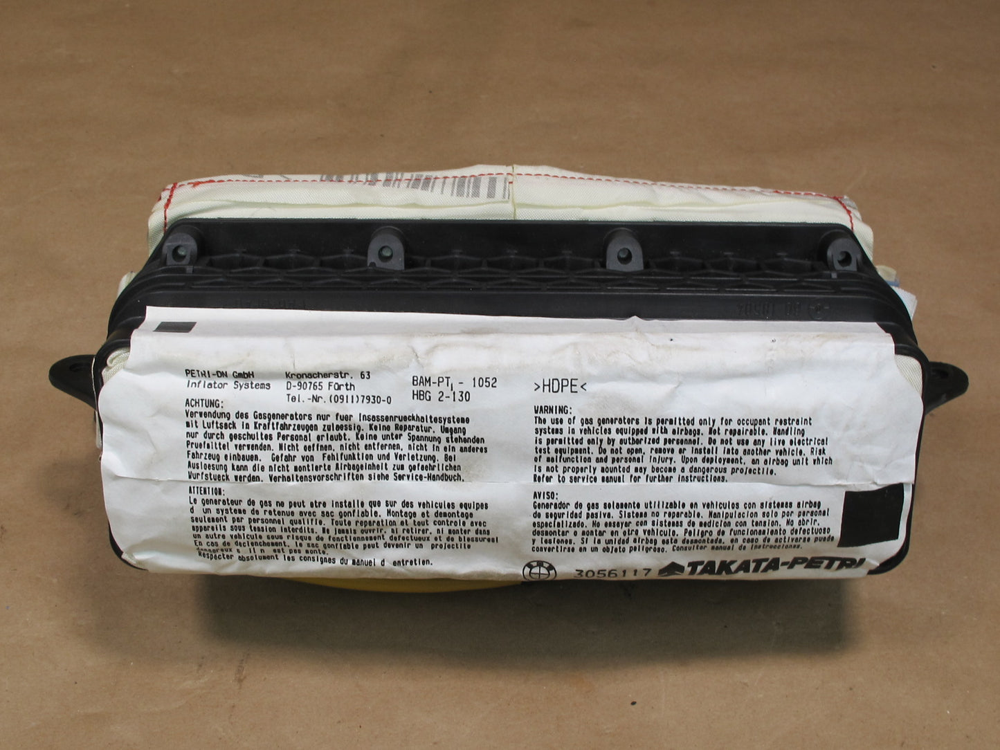 05-08 BMW E85 E86 FRONT RIGHT PASSENGER SIDE DASH SRS AIRBAG OEM