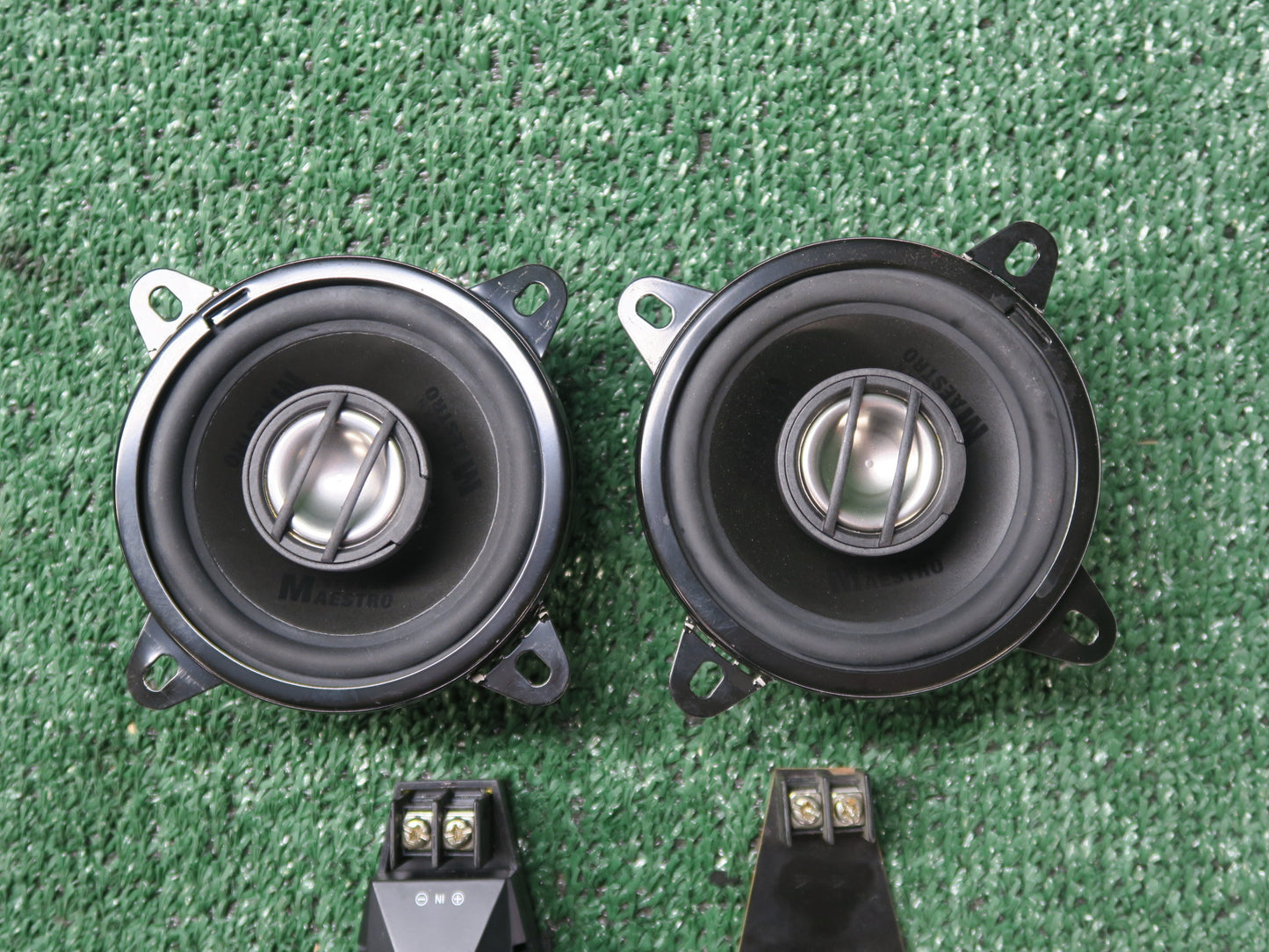 GermanMAESTRO German Maestro CC 4008 2-way Coaxial Speakers & Crossovers Set