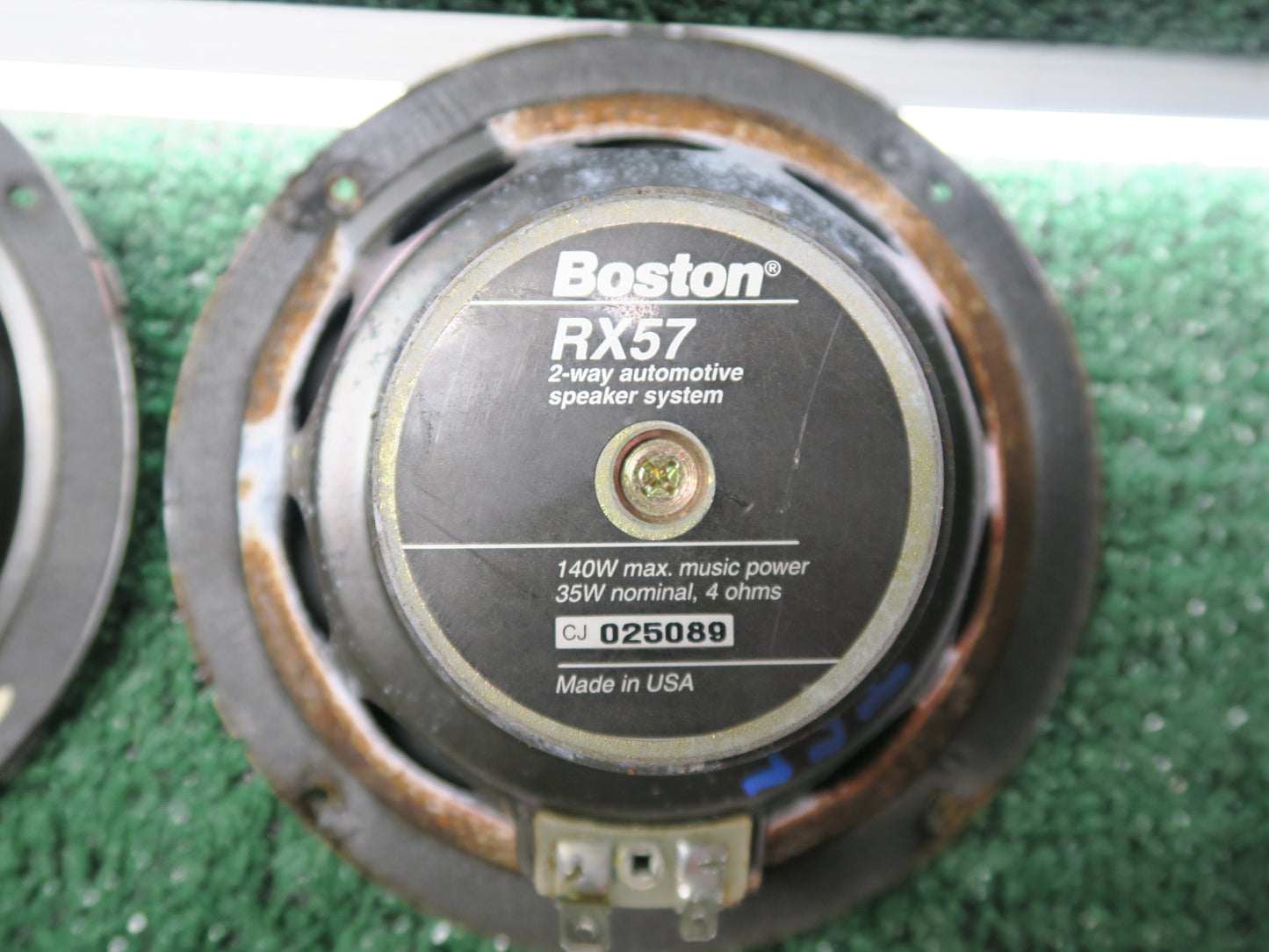 Boston RX57 2-Way Coaxial Car Speakers Made in USA Set of 2 Tested