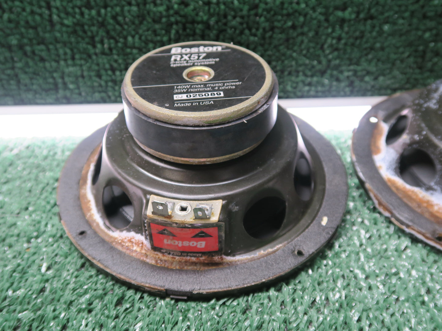 Boston RX57 2-Way Coaxial Car Speakers Made in USA Set of 2 Tested