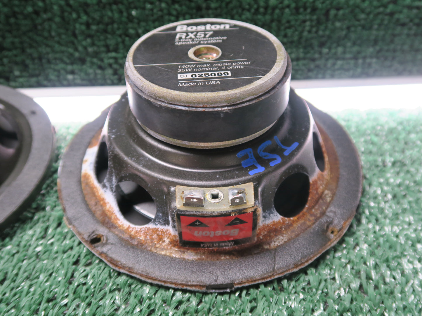 Boston RX57 2-Way Coaxial Car Speakers Made in USA Set of 2 Tested