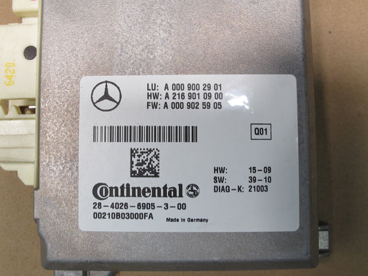 10-13 Mercedes W221 S-class Cruise Control Distance Radar Unit 0009002901 OEM