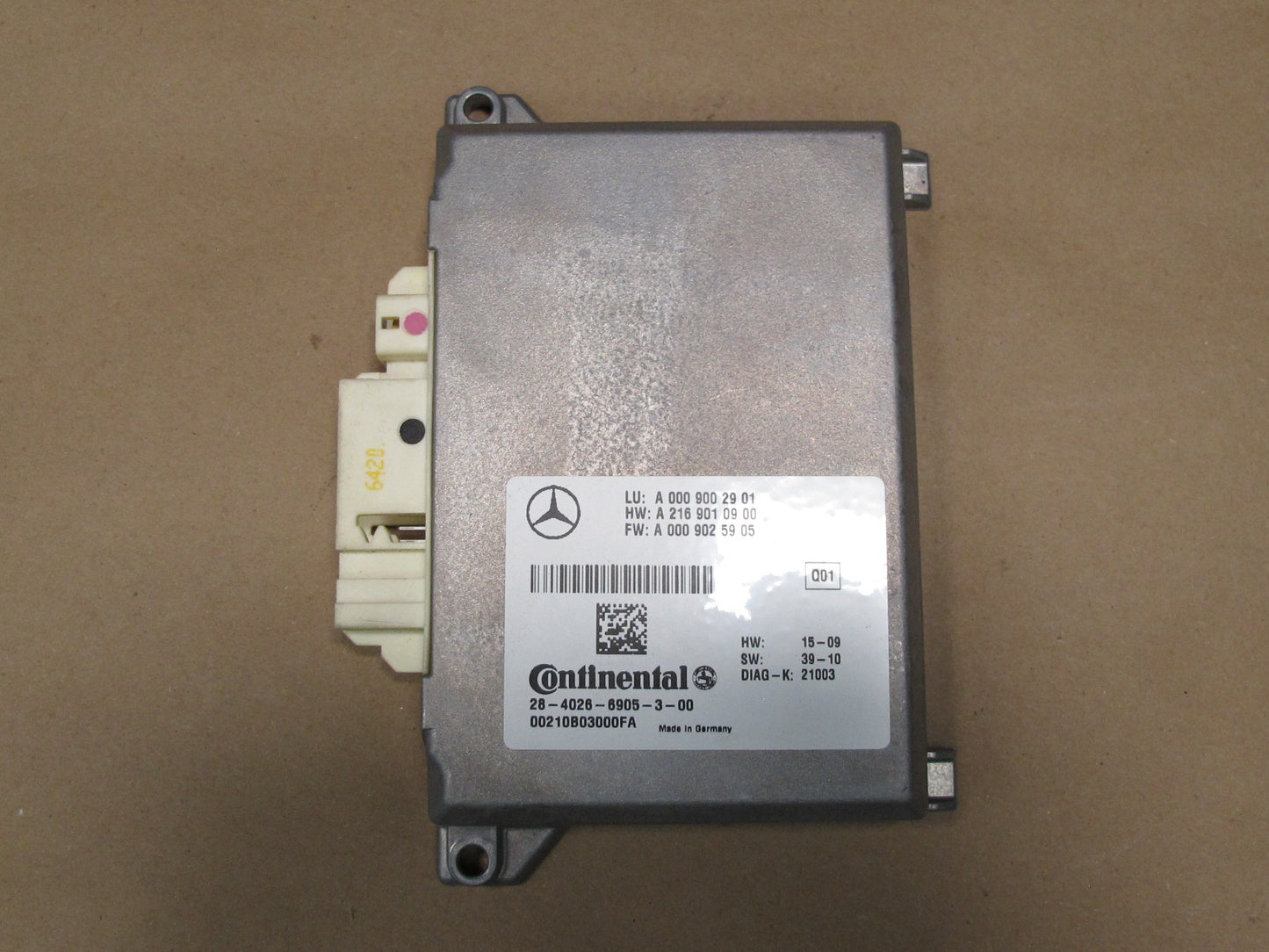10-13 Mercedes W221 S-class Cruise Control Distance Radar Unit 0009002901 OEM