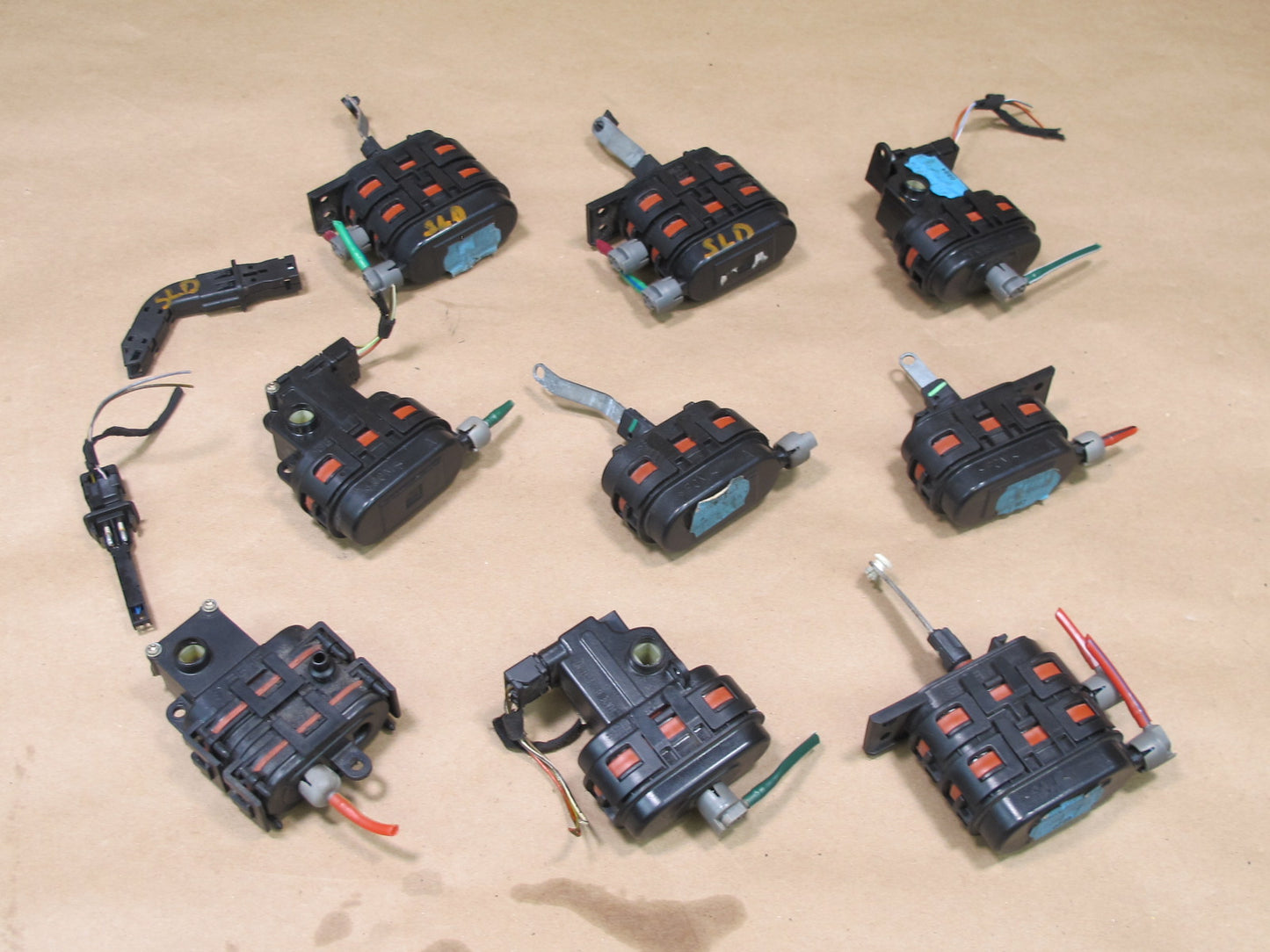 94-02 Mercedes R129 Sl-class A/C Heater Flap Door Actuator Motor Set OEM