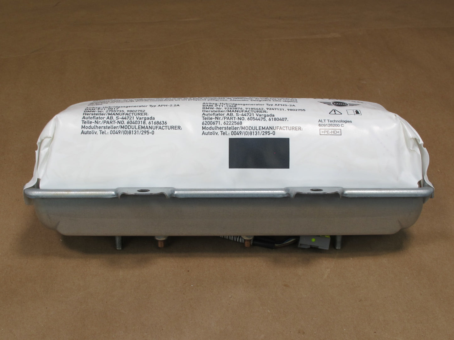 11-16 MINI R60 COUNTRYMAN FRONT RIGHT PASSENGER SIDE DASH SRS AIRBAG OEM