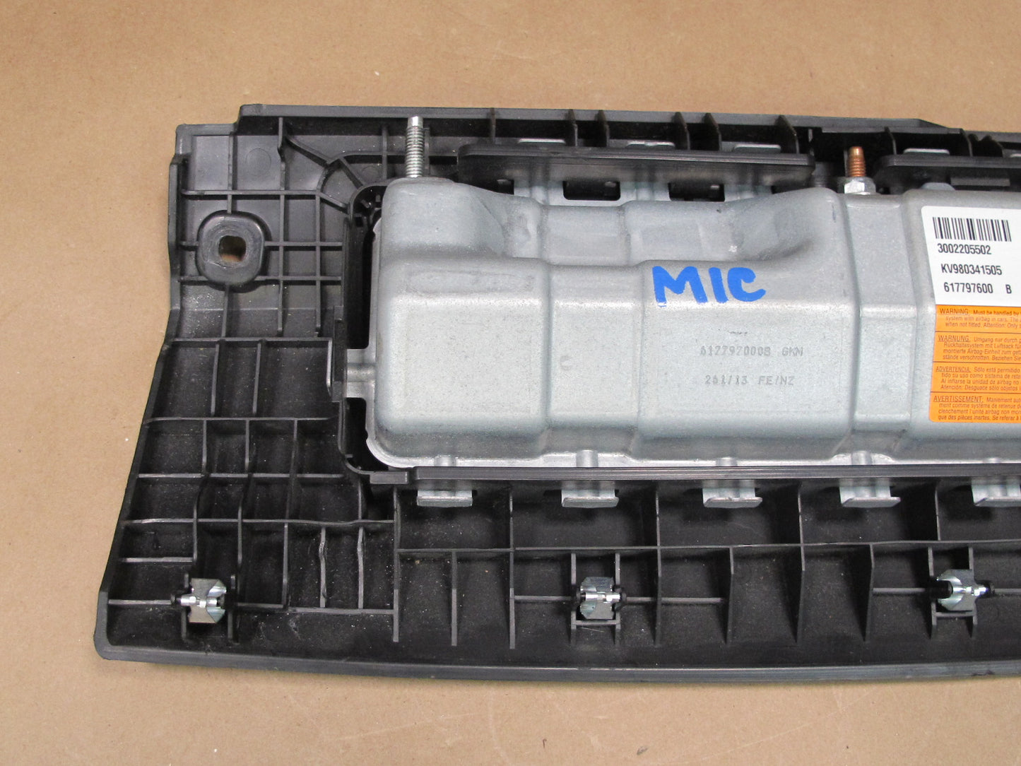 11-16 MINI R60 COUNTRYMAN FRONT RIGHT PASSENGER SIDE UNDER DASH KNEE SRS AIRBAG OEM