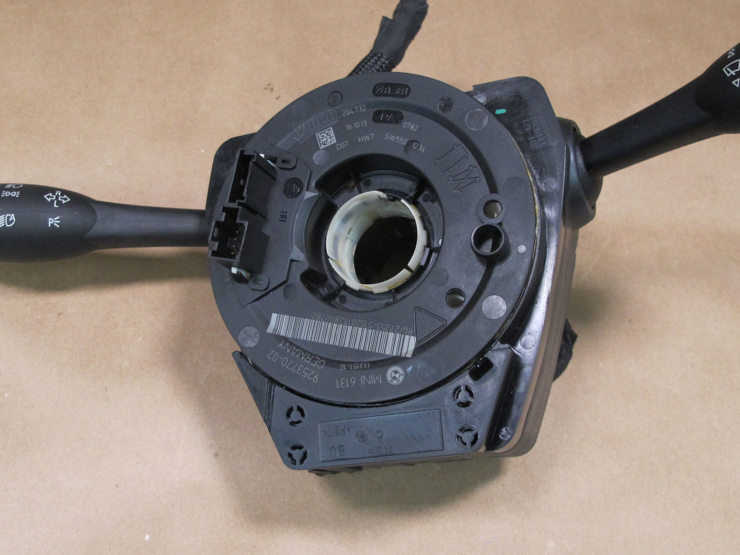 11-16 MINI R60 COUNTRYMAN STEERING COLUMN MULTI SWITCH CLOCK SPRING 9253770 OEM