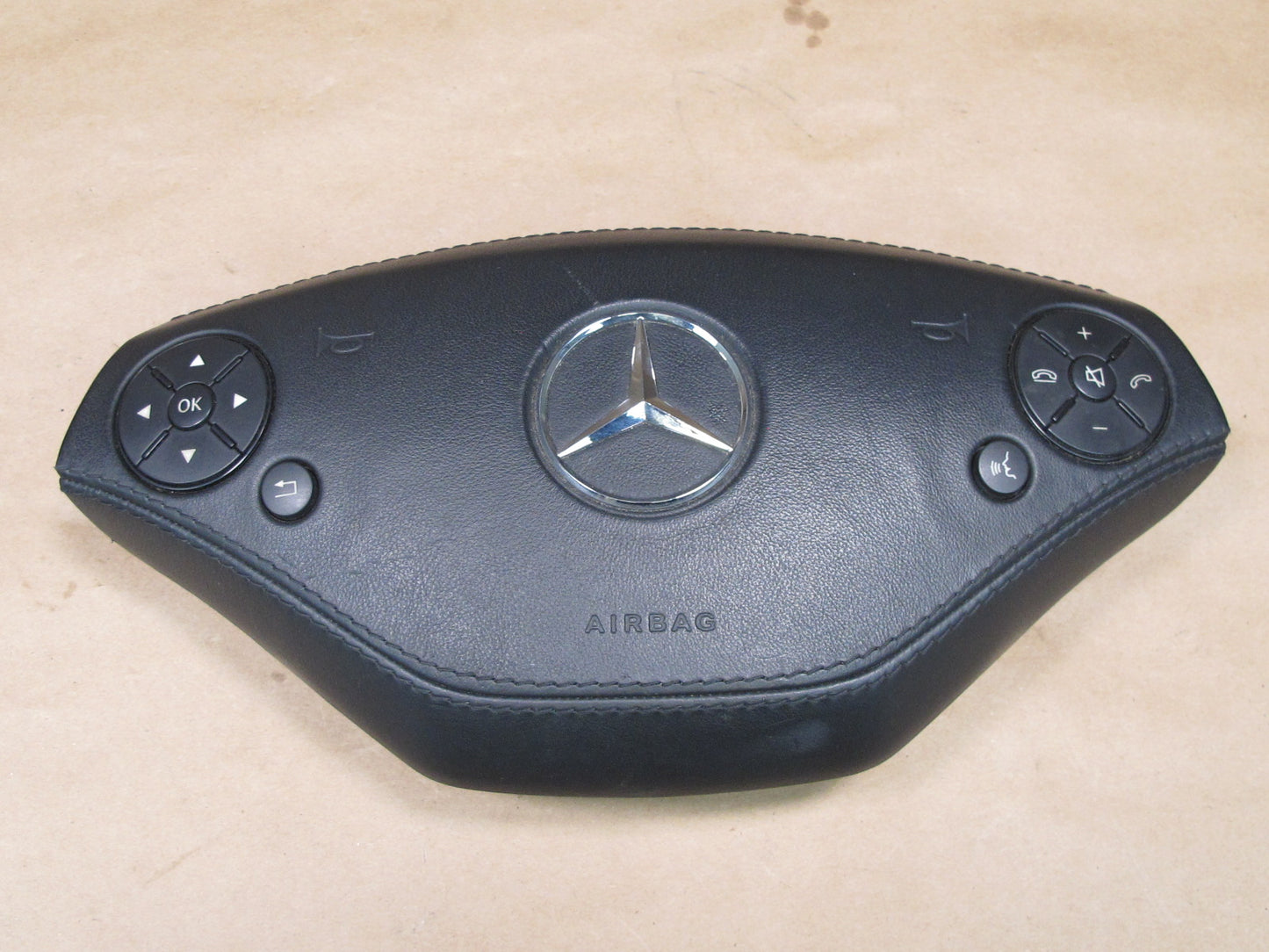 10-13 MERCEDES W221 S-CLASS FRONT LEFT DRIVER SIDE STEERING WHEEL SRS AIRBAG OEM