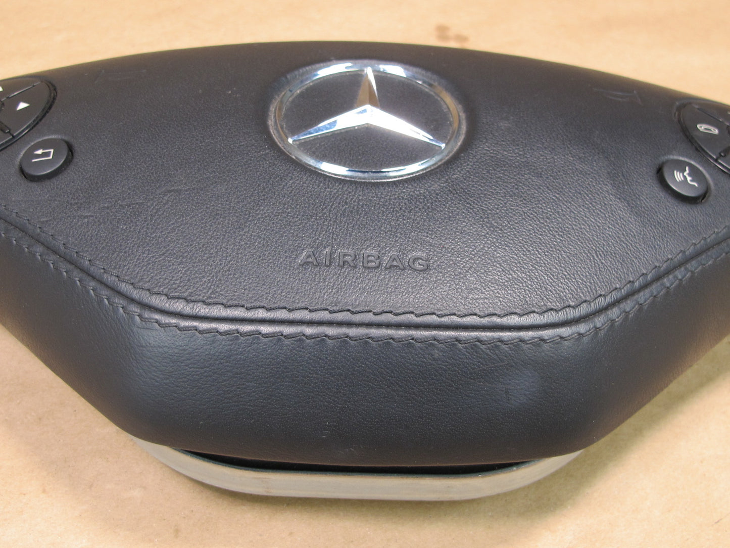 10-13 MERCEDES W221 S-CLASS FRONT LEFT DRIVER SIDE STEERING WHEEL SRS AIRBAG OEM
