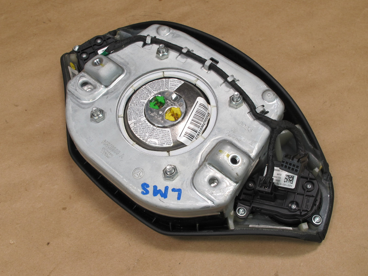 10-13 MERCEDES W221 S-CLASS FRONT LEFT DRIVER SIDE STEERING WHEEL SRS AIRBAG OEM