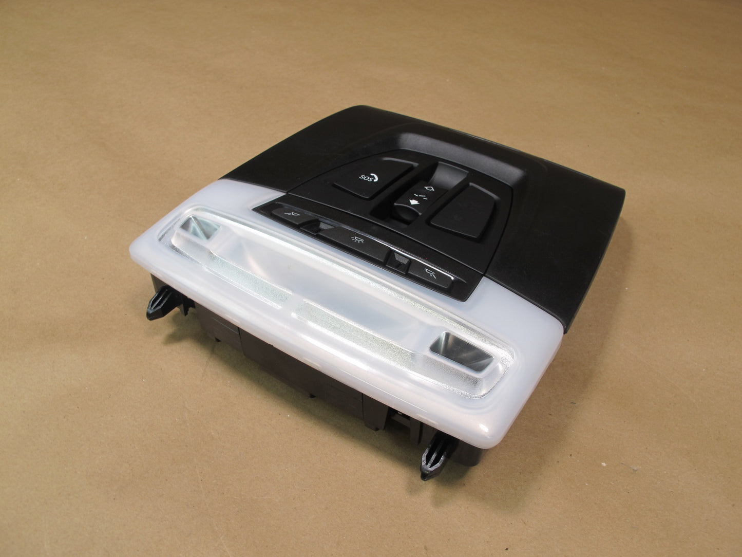 12-15 BMW F30 Sedan Front & Rear Overhead Console Dome Reading Light Set OEM