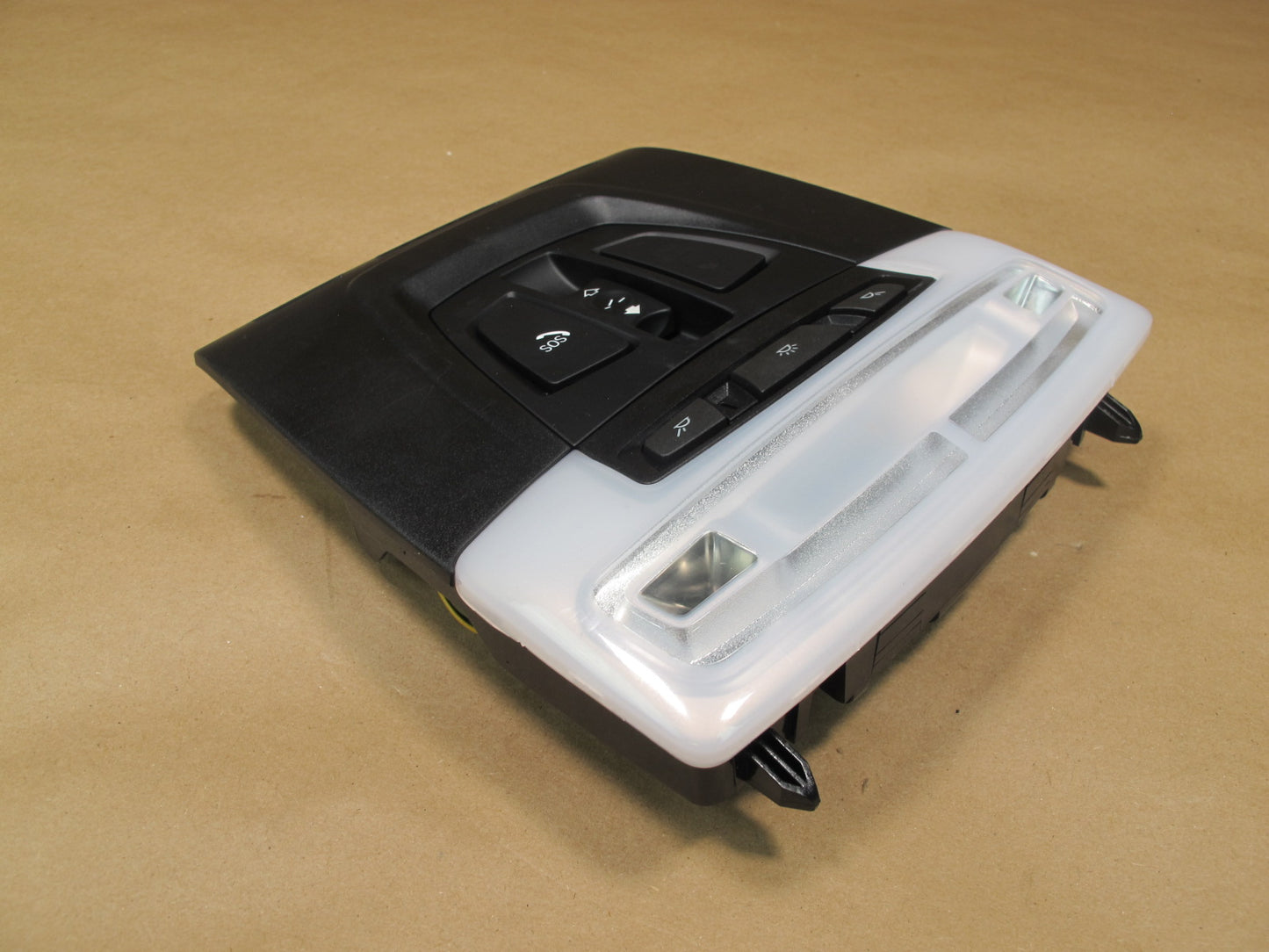 12-15 BMW F30 Sedan Front & Rear Overhead Console Dome Reading Light Set OEM