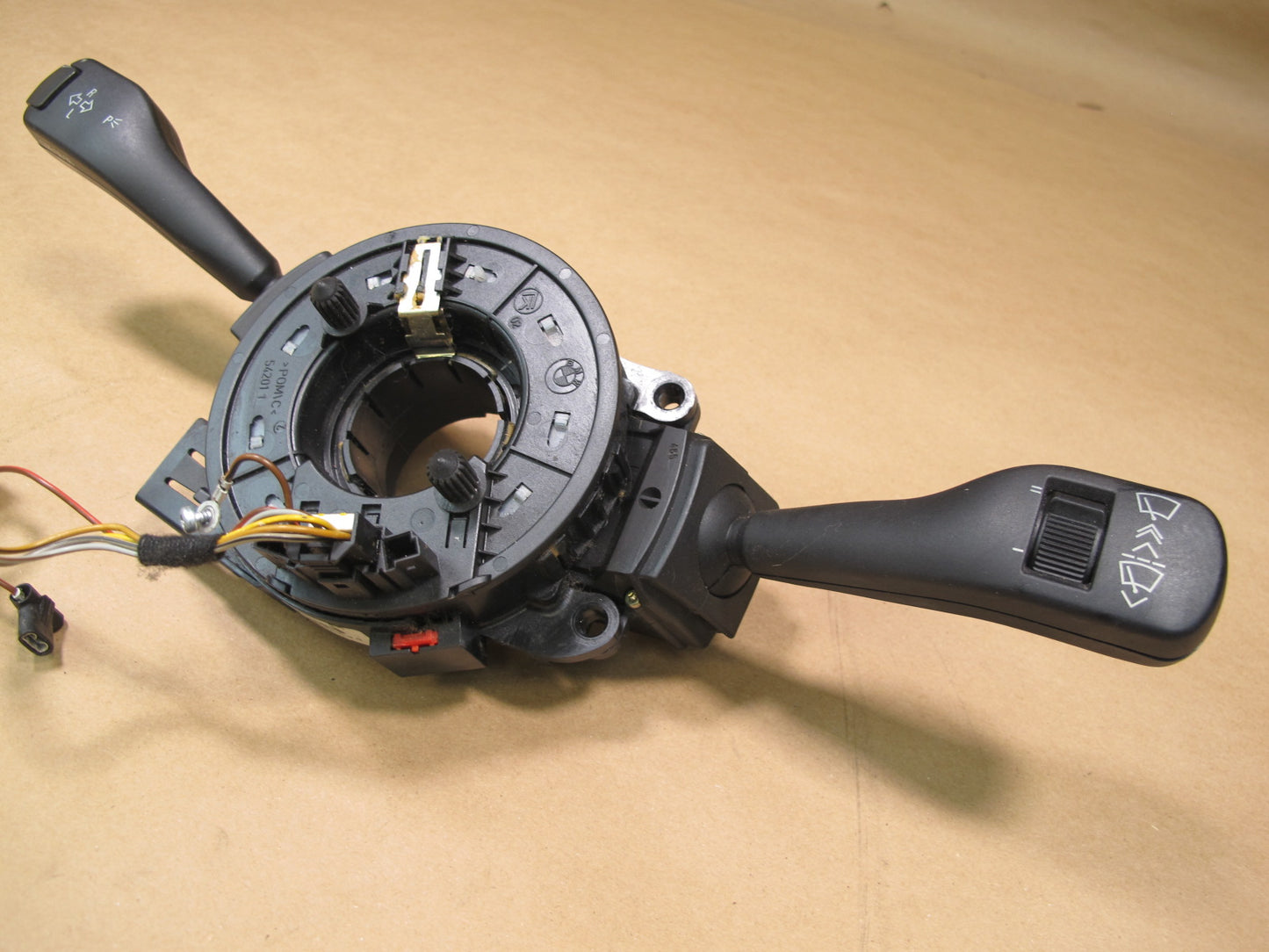 01-06 BMW E46 CONVERTIBLE STEERING COLUMN MULTI SWITCH CLOCK SPRING OEM