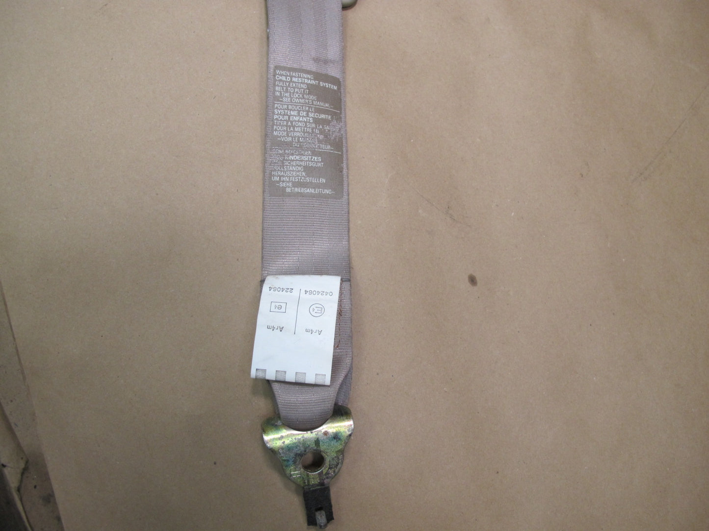95-97 LEXUS LS400 REAR RIGHT CENTER LEFT SIDE SEATBELT RETRACTOR SET OEM