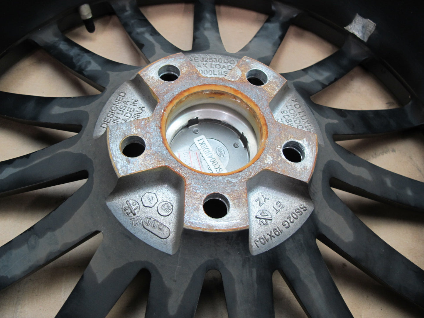 XO Luxury 19" R19 Wheel Rim 19x10J ET42 w Mercedes Sensor