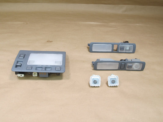 98-00 Lexus UCF20 LS400 5pcs Front & Rear Overhead Dome Interior Light Set OEM