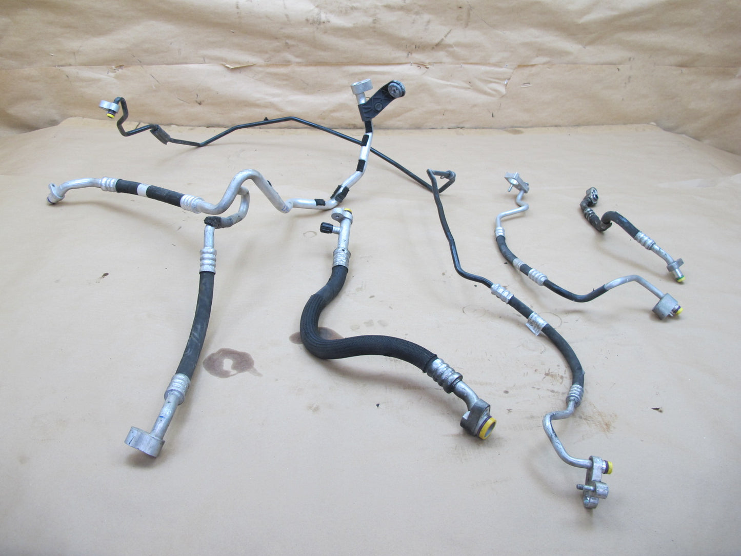 10-13 Mercedes W221 S-class Set of 5 A/C Air Condition Hose Pipe Line OEM