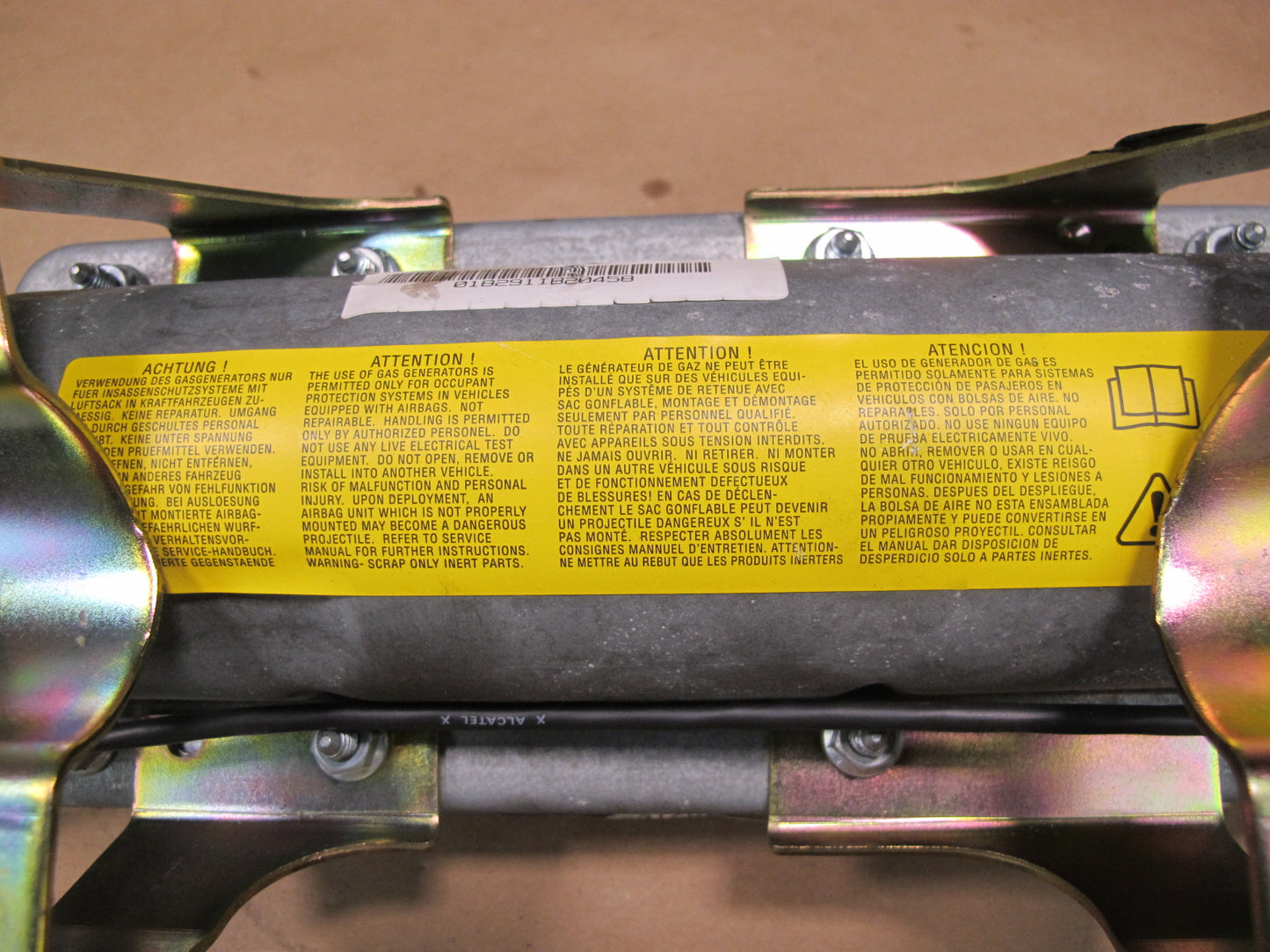 00-02 BMW E36 Z3 FRONT RIGHT PASSENGER SIDE DASH SRS AIRBAG OEM