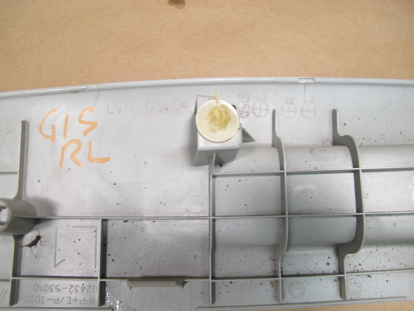 10-15 Lexus IS350 Convertible Rear Right & Left Roof Rail Trim Panel Set OEM