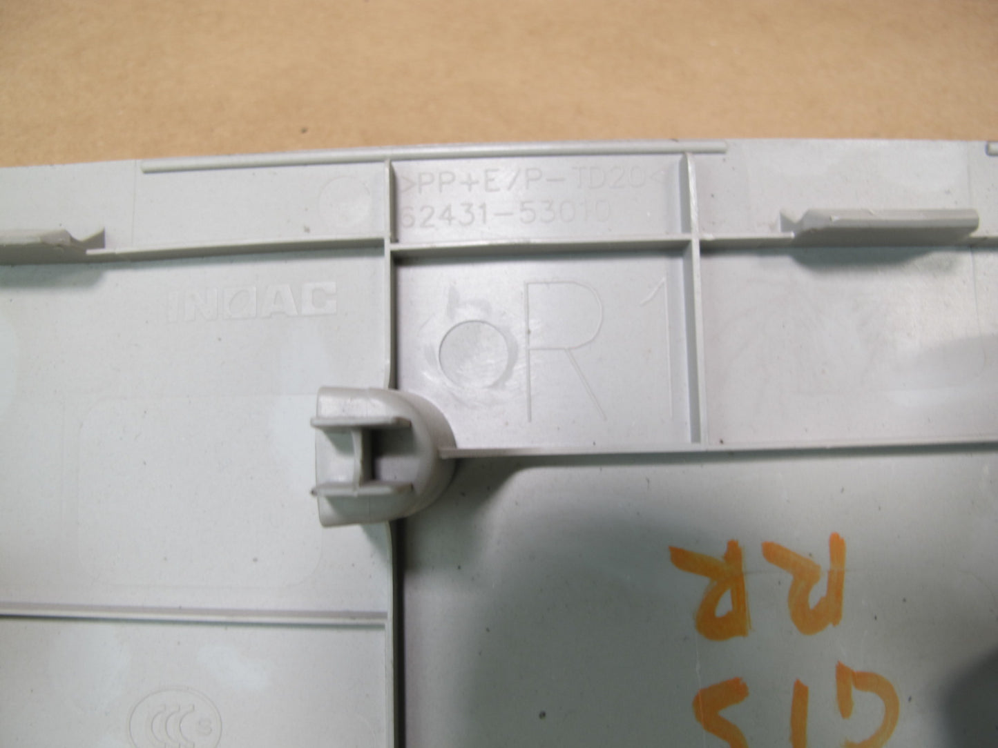 10-15 Lexus IS350 Convertible Rear Right & Left Roof Rail Trim Panel Set OEM