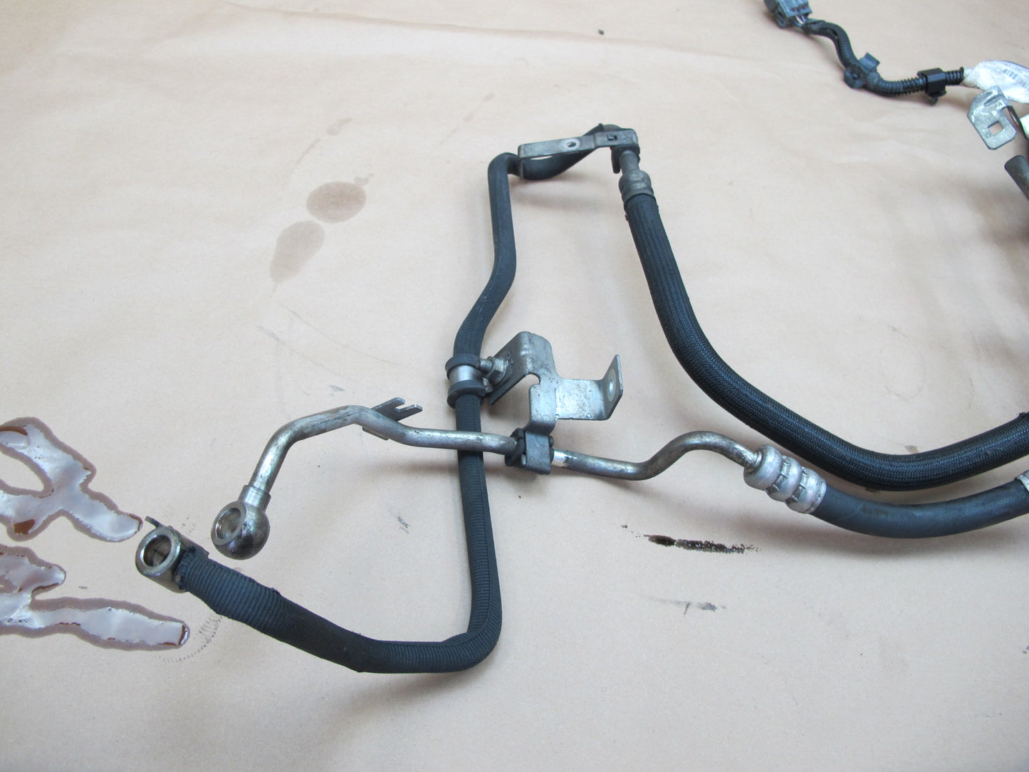 14-17 Maserati Ghibli M157 Power Steering Oil Cooler w Hoses OEM