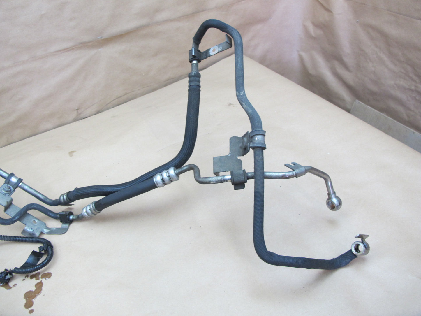 14-17 Maserati Ghibli M157 Power Steering Oil Cooler w Hoses OEM