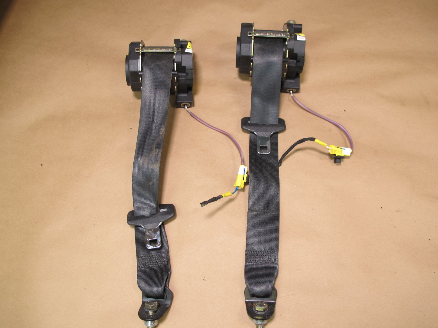 03-08 MASERATI QUATTROPORTE M139 FRONT & REAR LEFT RIGHT SIDE SEATBELT RETRACTOR SET OEM