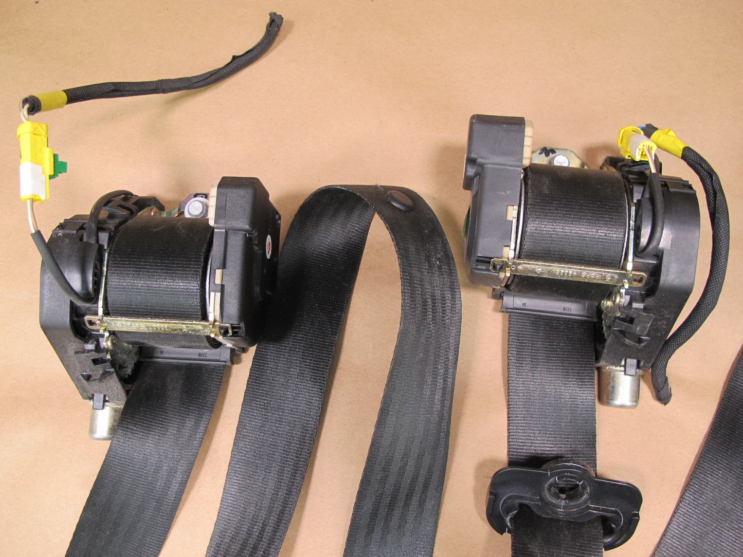 03-08 MASERATI QUATTROPORTE M139 FRONT & REAR LEFT RIGHT SIDE SEATBELT RETRACTOR SET OEM