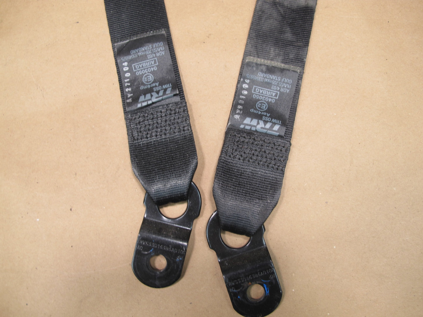 03-08 MASERATI QUATTROPORTE M139 FRONT & REAR LEFT RIGHT SIDE SEATBELT RETRACTOR SET OEM