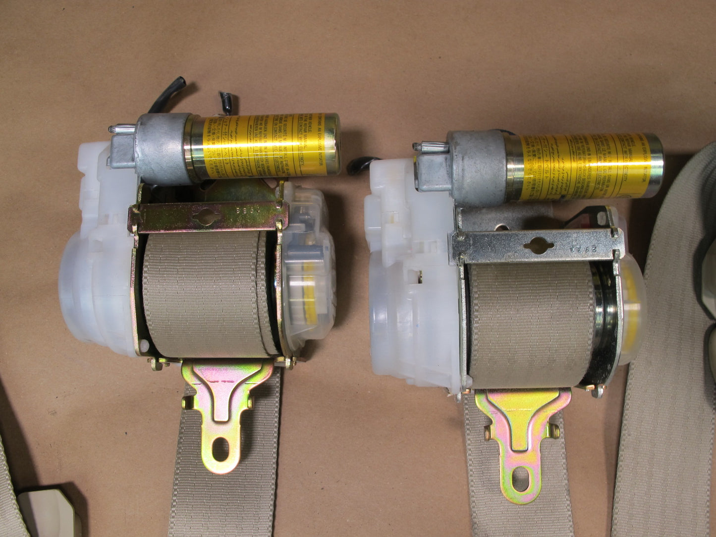 98-01 LEXUS GS300 GS430 FRONT & REAR LEFT CENTER RIGHT SIDE SEATBELT RETRACTOR SET OEM