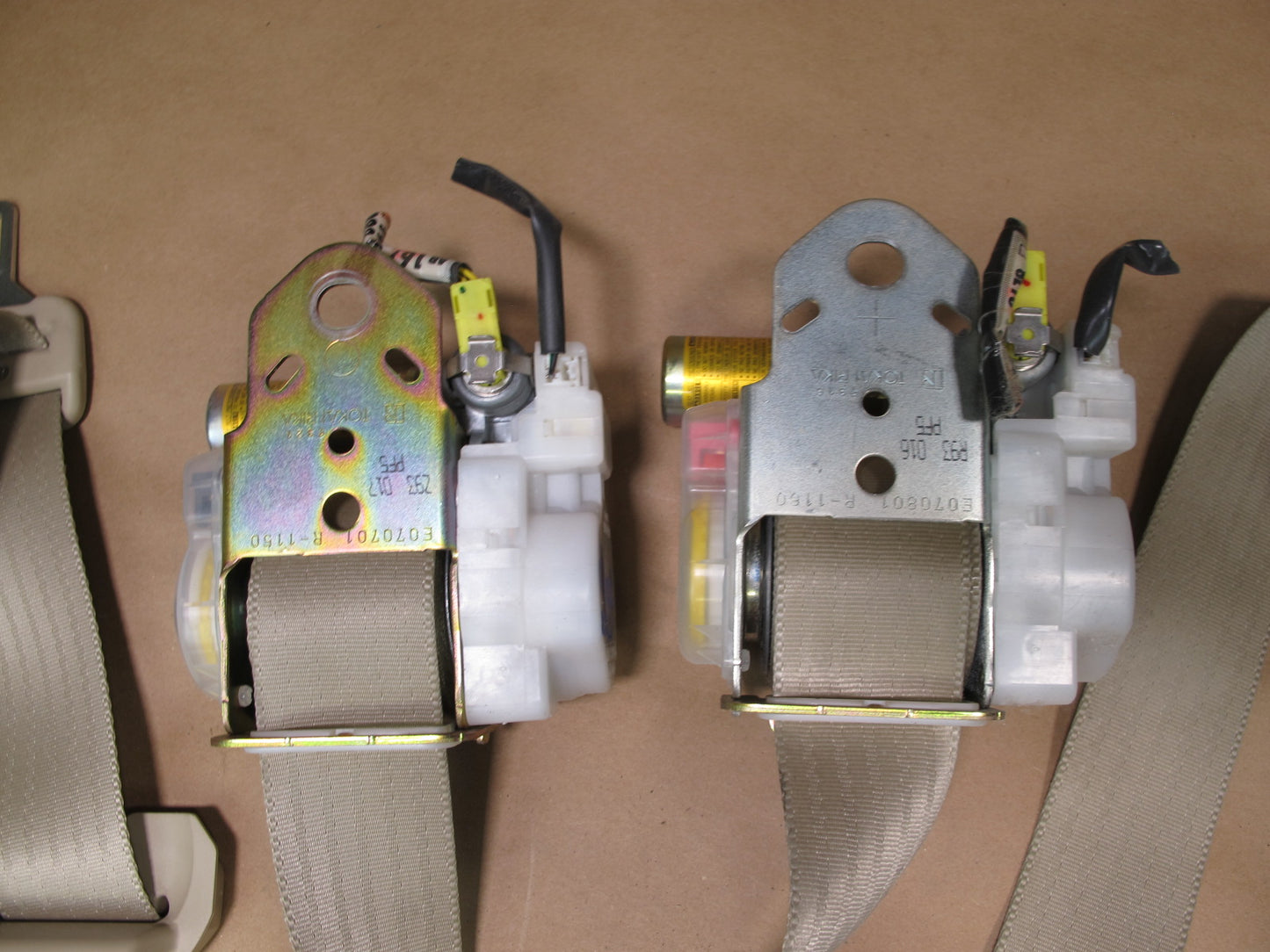 98-01 LEXUS GS300 GS430 FRONT & REAR LEFT CENTER RIGHT SIDE SEATBELT RETRACTOR SET OEM