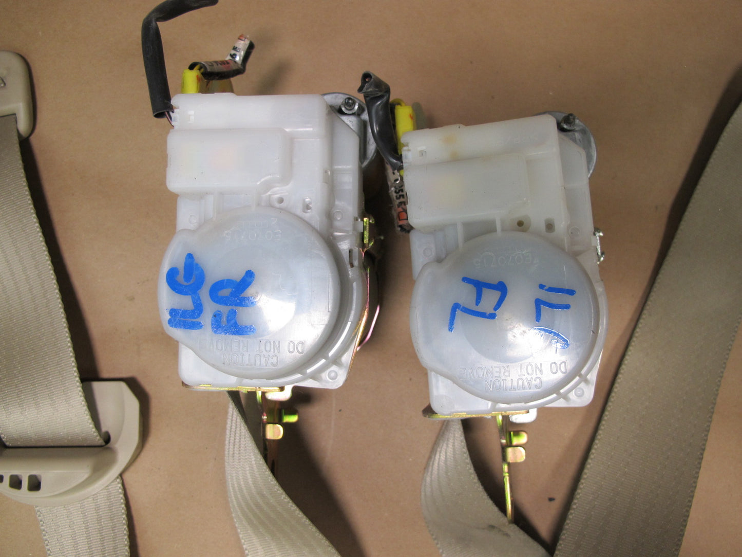 98-01 LEXUS GS300 GS430 FRONT & REAR LEFT CENTER RIGHT SIDE SEATBELT RETRACTOR SET OEM