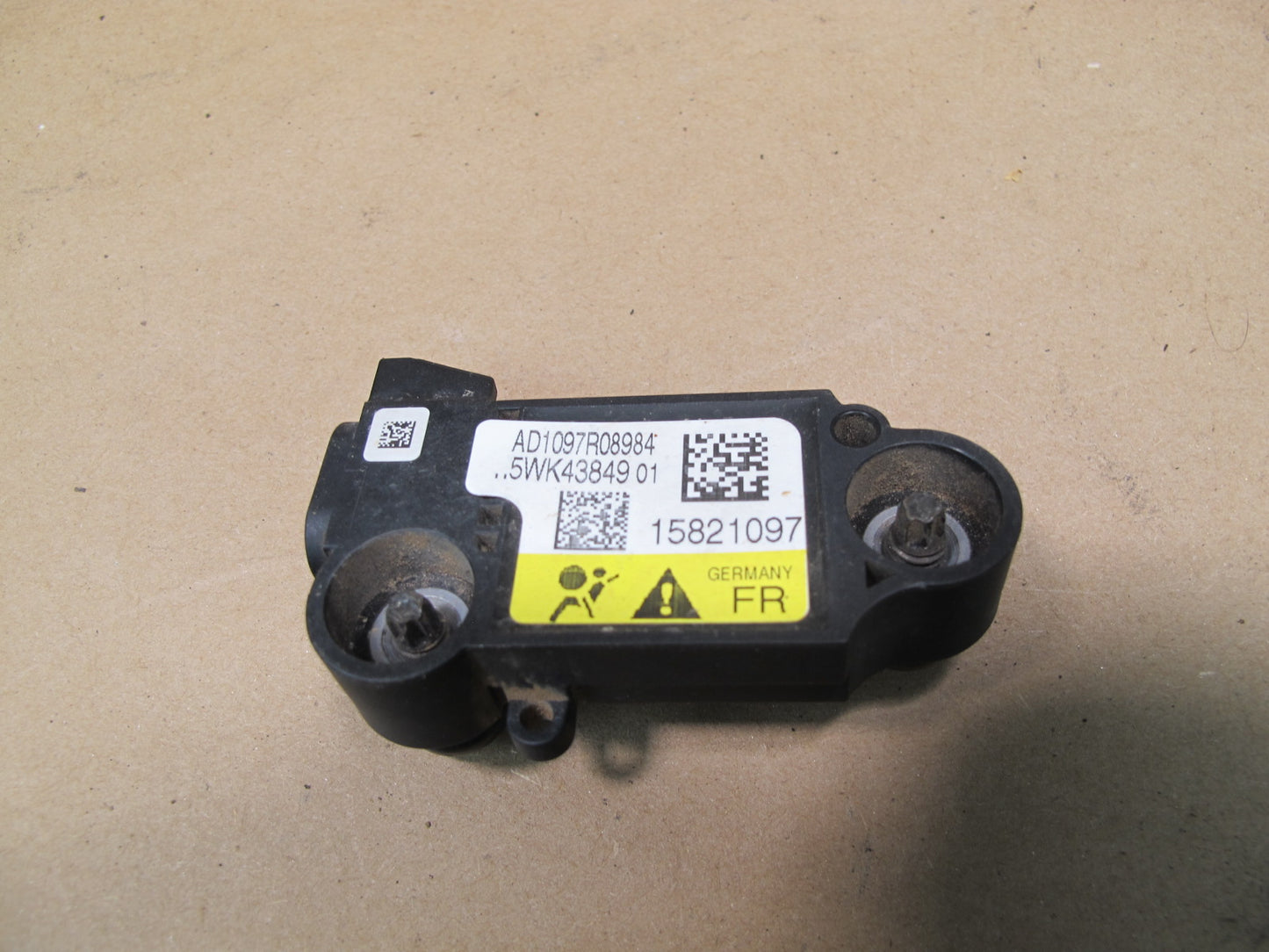 07-10 SATURN SKY SAFETY CRASH IMPACT SRS AIRBAG SENSOR 2PCS 15821097 OEM
