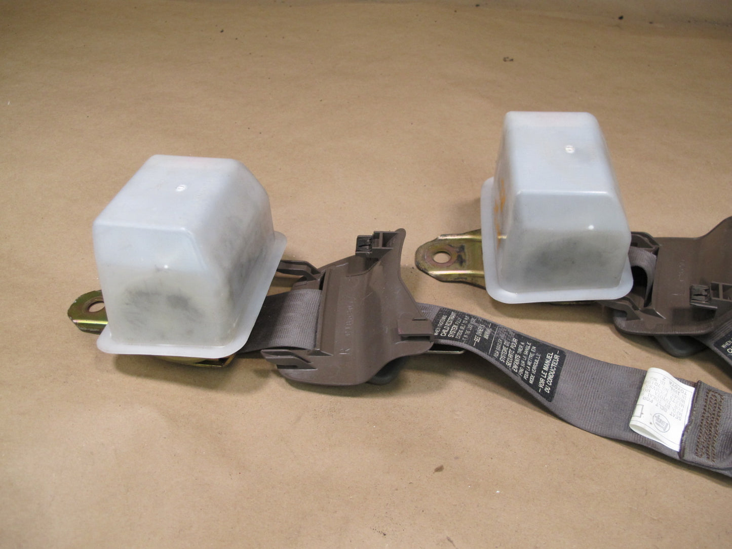 92-00 LEXUS SC300 SC400 REAR RIGHT & LEFT SIDE SEATBELT RETRACTOR SET OEM