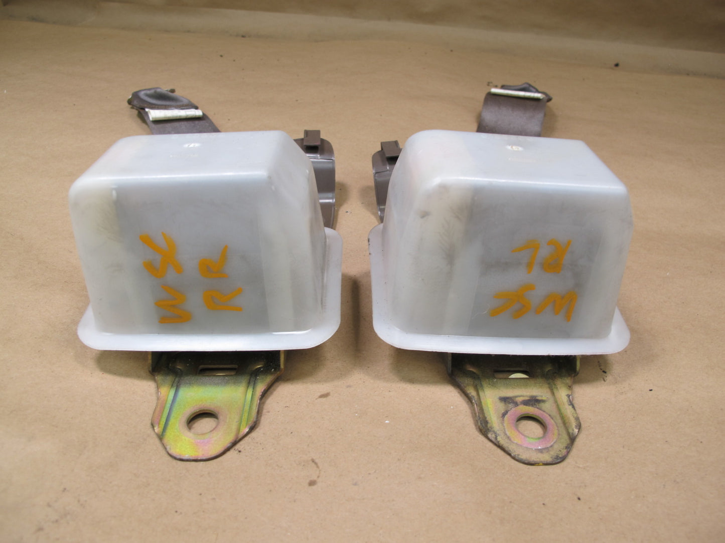 92-00 LEXUS SC300 SC400 REAR RIGHT & LEFT SIDE SEATBELT RETRACTOR SET OEM