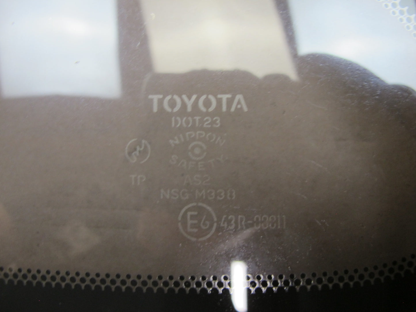 92-00 Lexus JZZ31 SC400 SC300 Rear Left Quarter Glass Window OEM