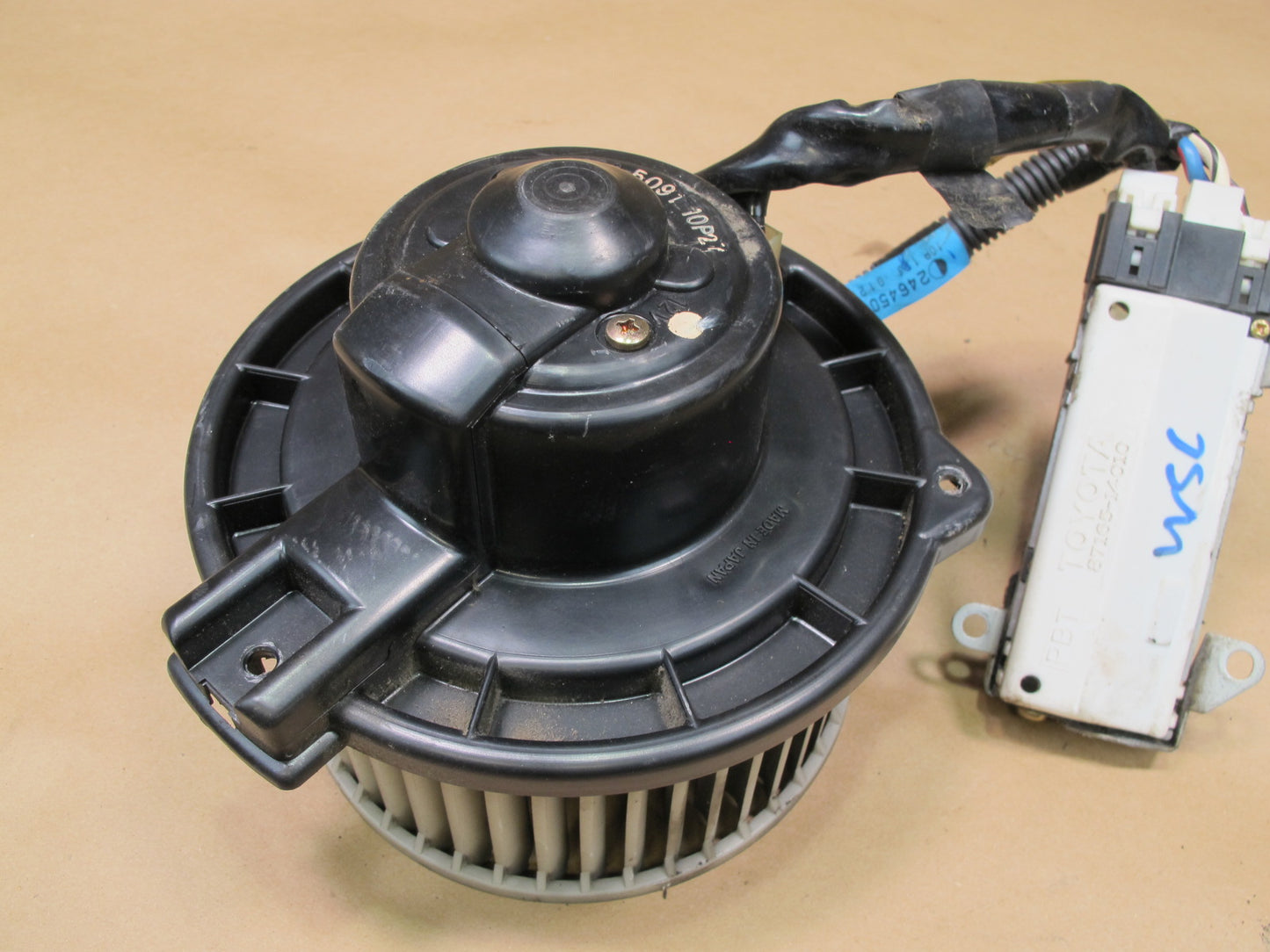 92-00 Lexus JZZ31 SC400 SC300 A/C Heater Blower Motor Fan w Resistor OEM