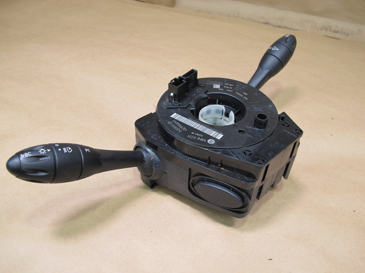 09-15 MINI COOPER S R57 STEERING COLUMN MULTI SWITCH CLOCK SPRING OEM