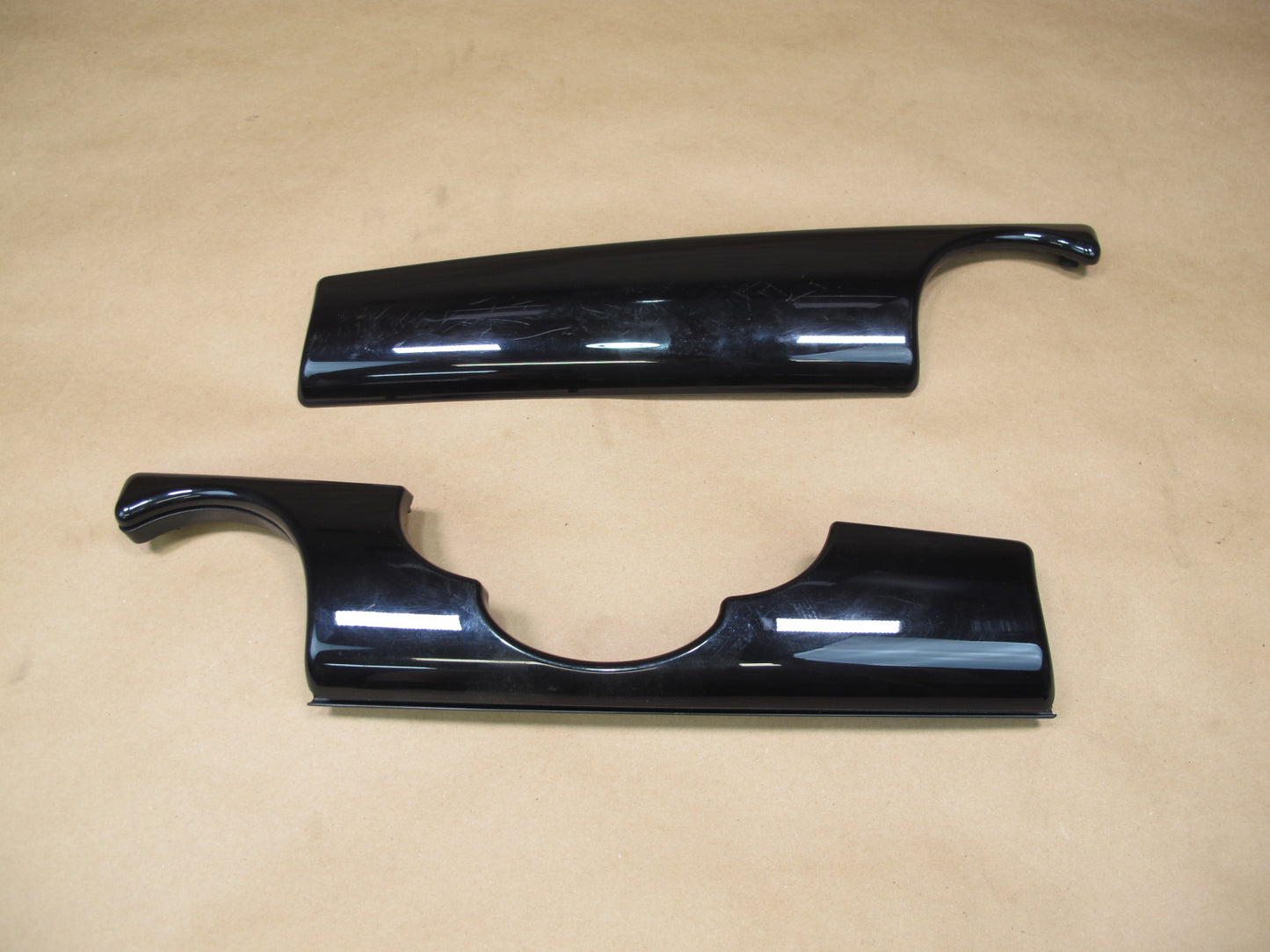 09-10 Mini R57 Convert Set of 2 Dash Left & Right Trim Bezel Cover Black OEM