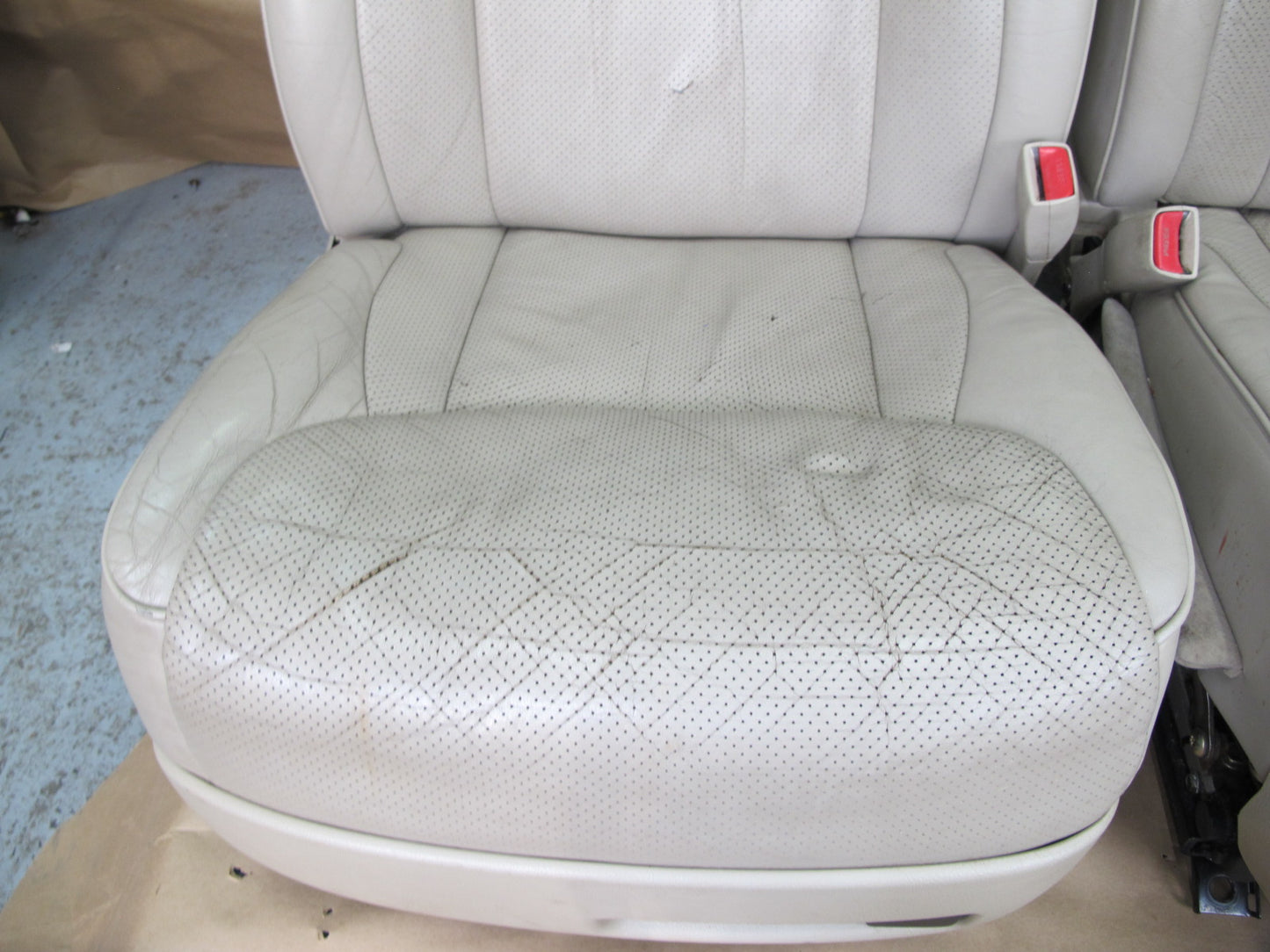 01-03 Lexus UCF30L LS430 Front & Rear Left & Right Leather Seat Set OEM