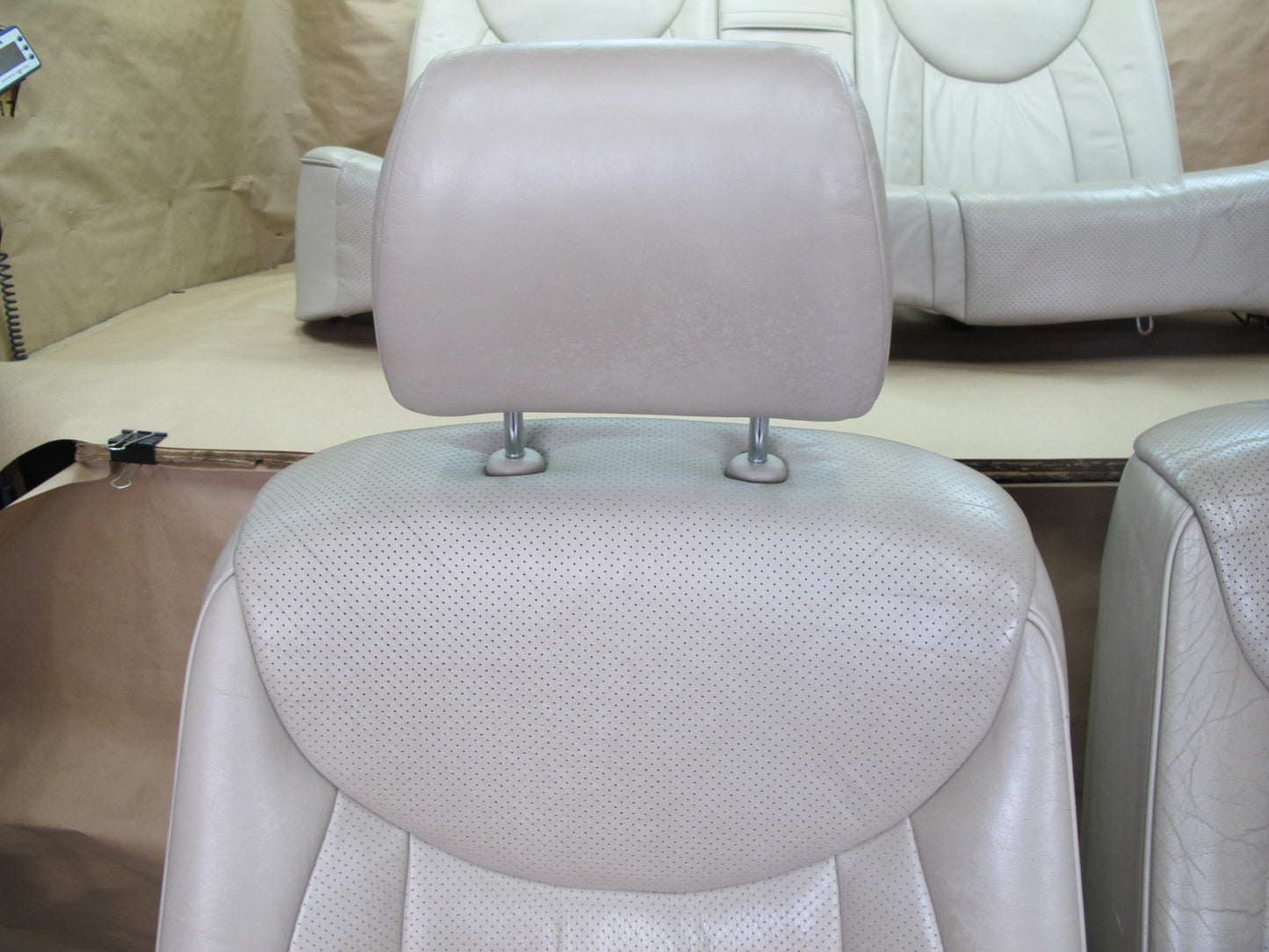 01-03 Lexus UCF30L LS430 Front & Rear Left & Right Leather Seat Set OEM