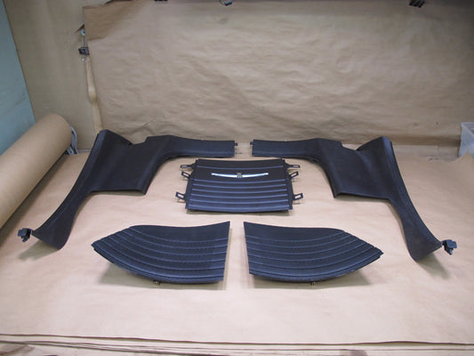 02-05 Ford Thunderbird Set of 5 Rear Behind Seat Interior Trim Panel Cover OEM