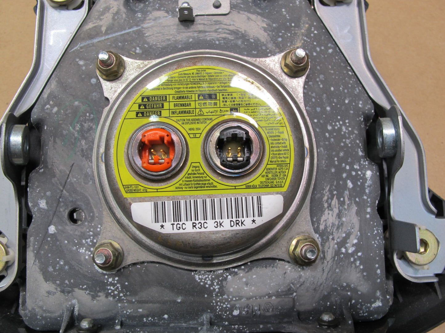 03-05 LEXUS LX470 FRONT LEFT DRIVER SIDE STEERING WHEEL SRS AIRBAG OEM
