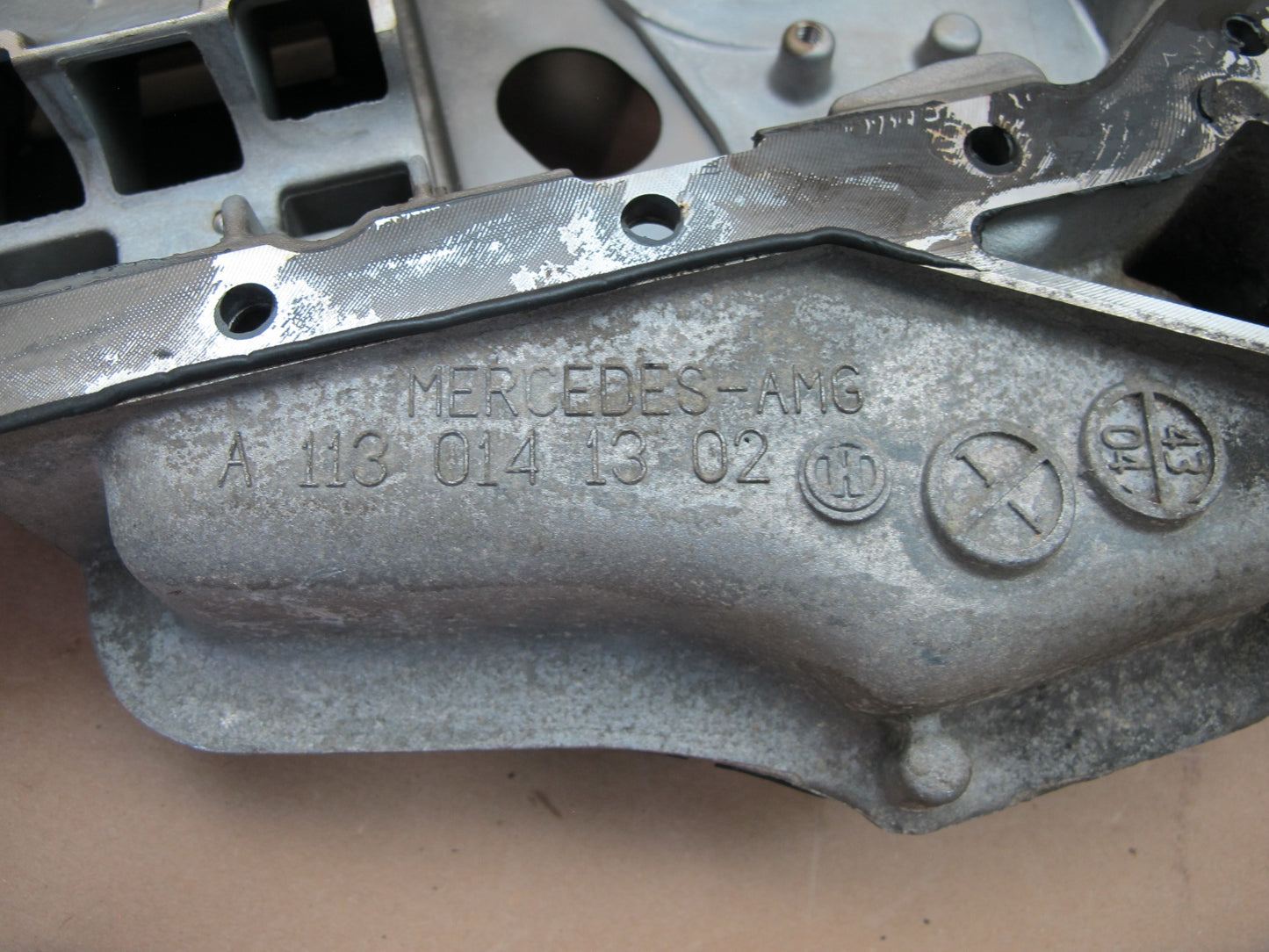 03-08 Mercedes W211 R230 CLK55 E55 SL55 AMG Engine Motor Upper Oil Pan OEM