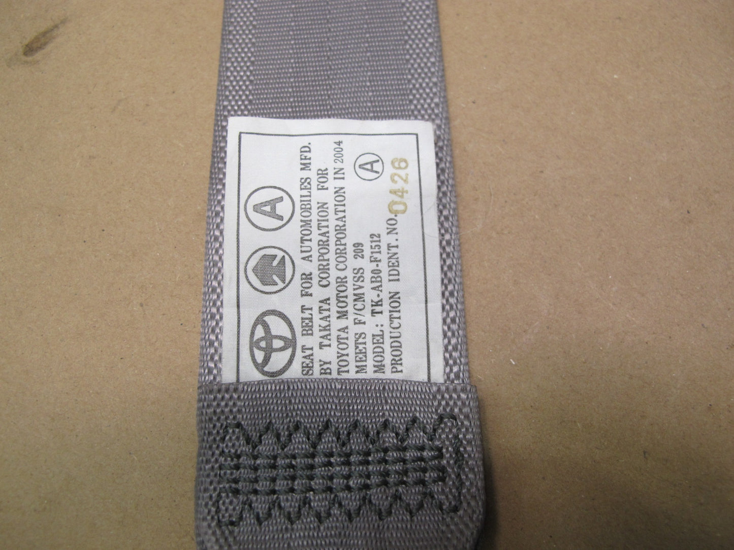 03-05 LEXUS LX470 REAR 3RD ROW RIGHT & LEFT SIDE SEATBELT RETRACTOR SET OEM