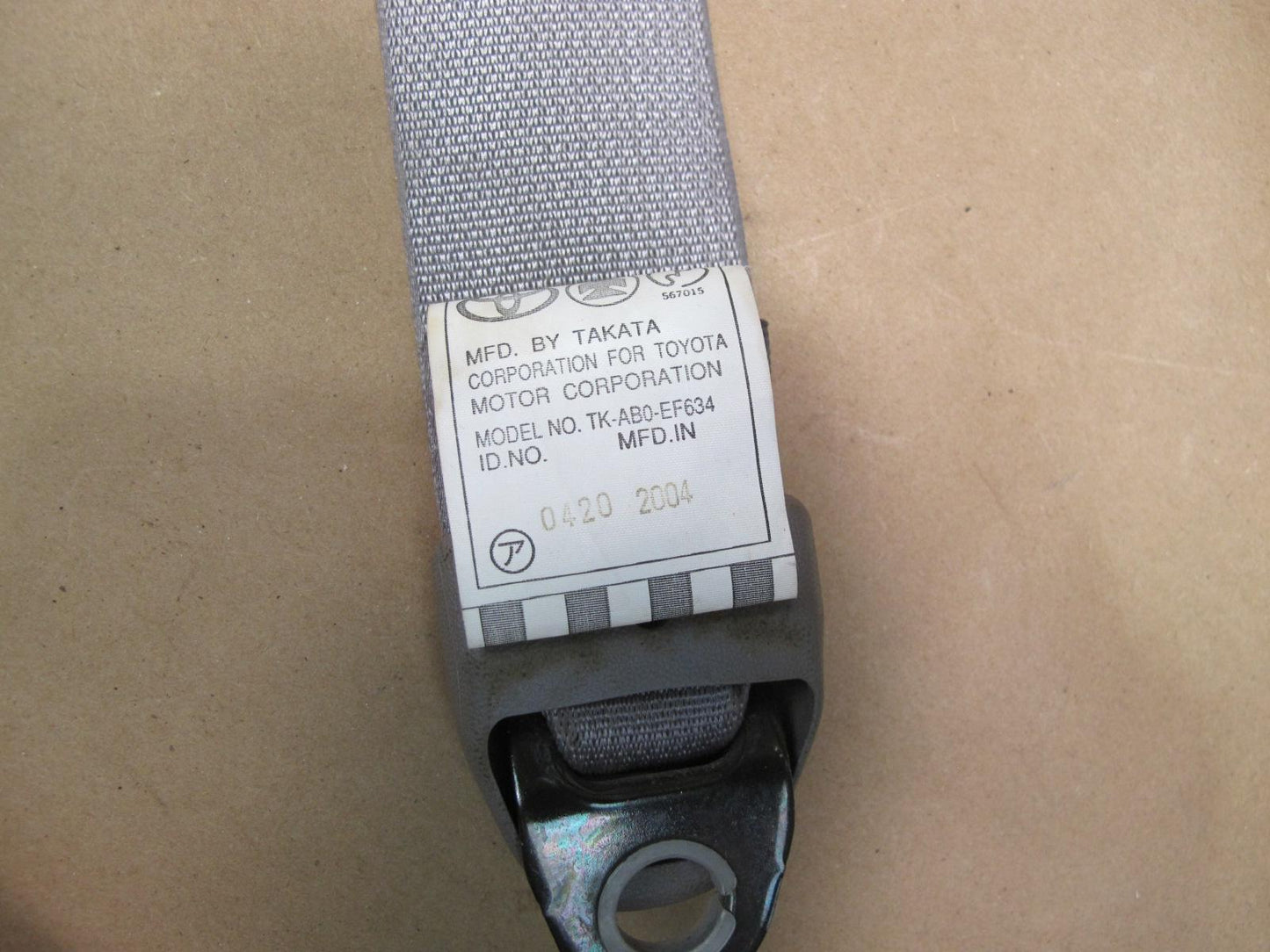 03-05 LEXUS LX470 REAR 2ND ROW RIGHT & LEFT SIDE SEATBELT RETRACTOR SET OEM