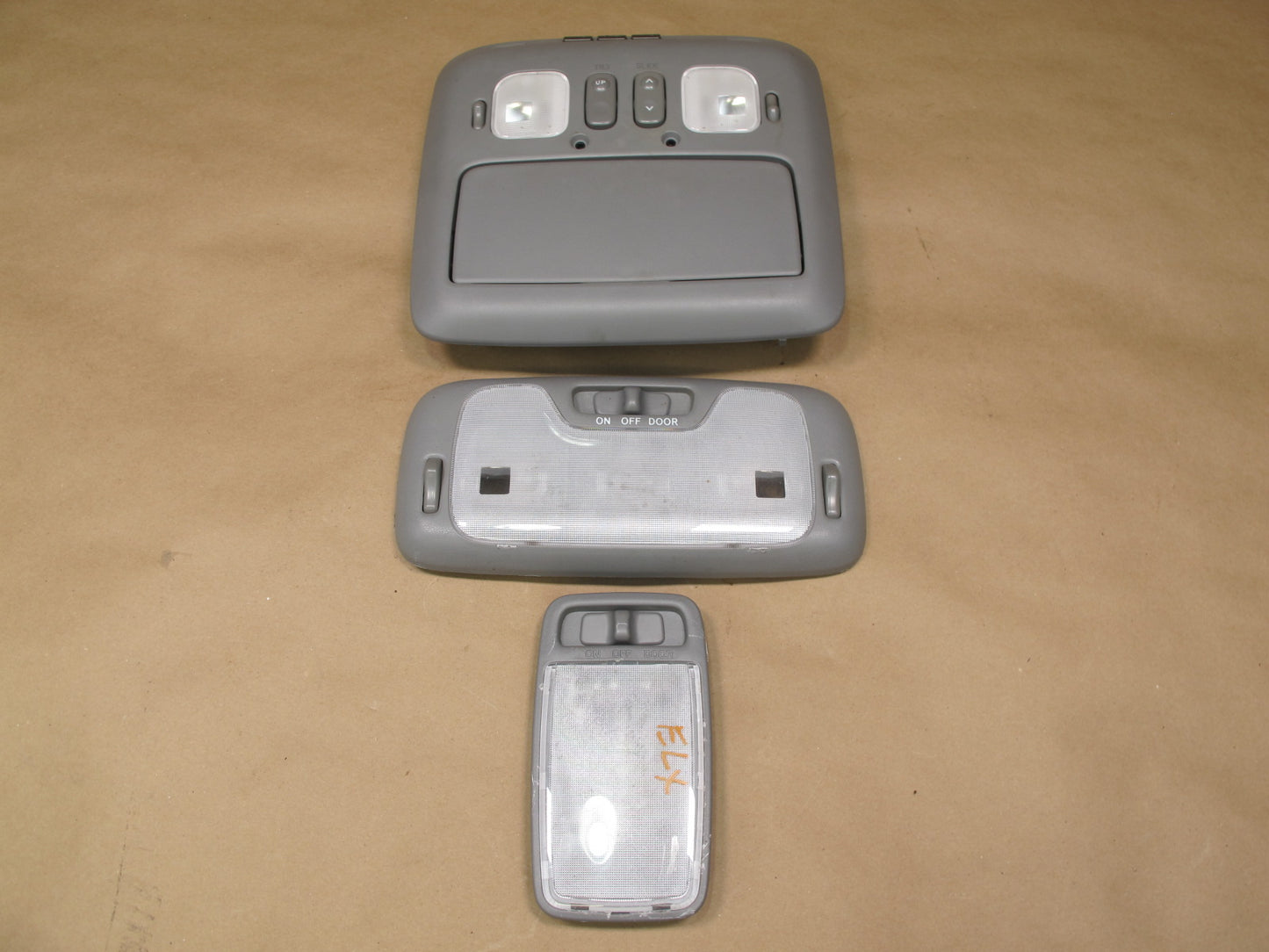 2003-2007 Lexus UZJ100L LX470 Overhead Console Interior Light Lamp Set