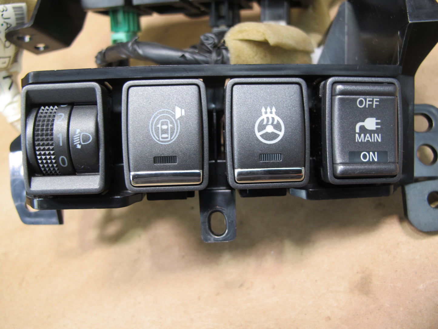13-20 Infiniti QX60 Dash Steering Wheel Heat Parking PDC ESP Control Switch Set