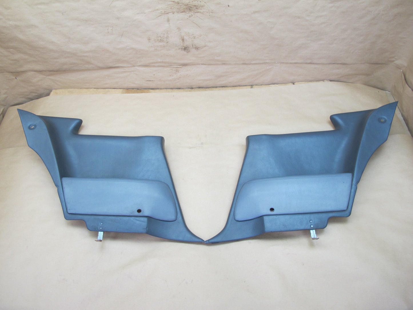 92-97 Subaru SVX Set of 2 Rear Quarter Interior Trim Cover Panel Gray OEM