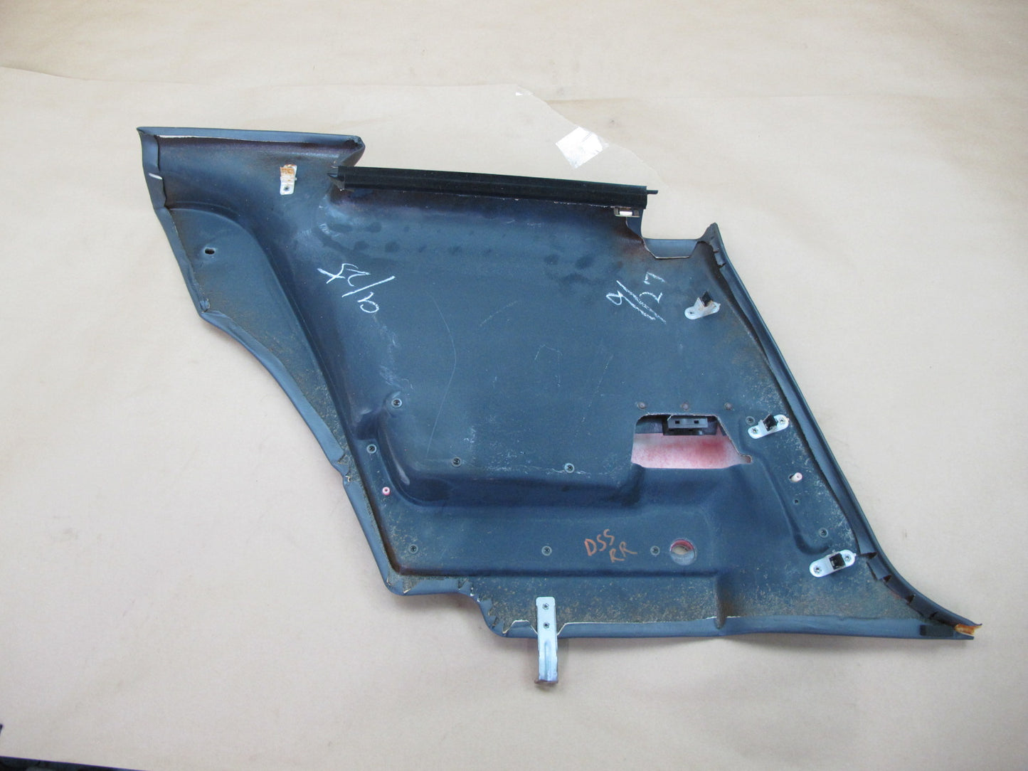 92-97 Subaru SVX Set of 2 Rear Quarter Interior Trim Cover Panel Gray OEM